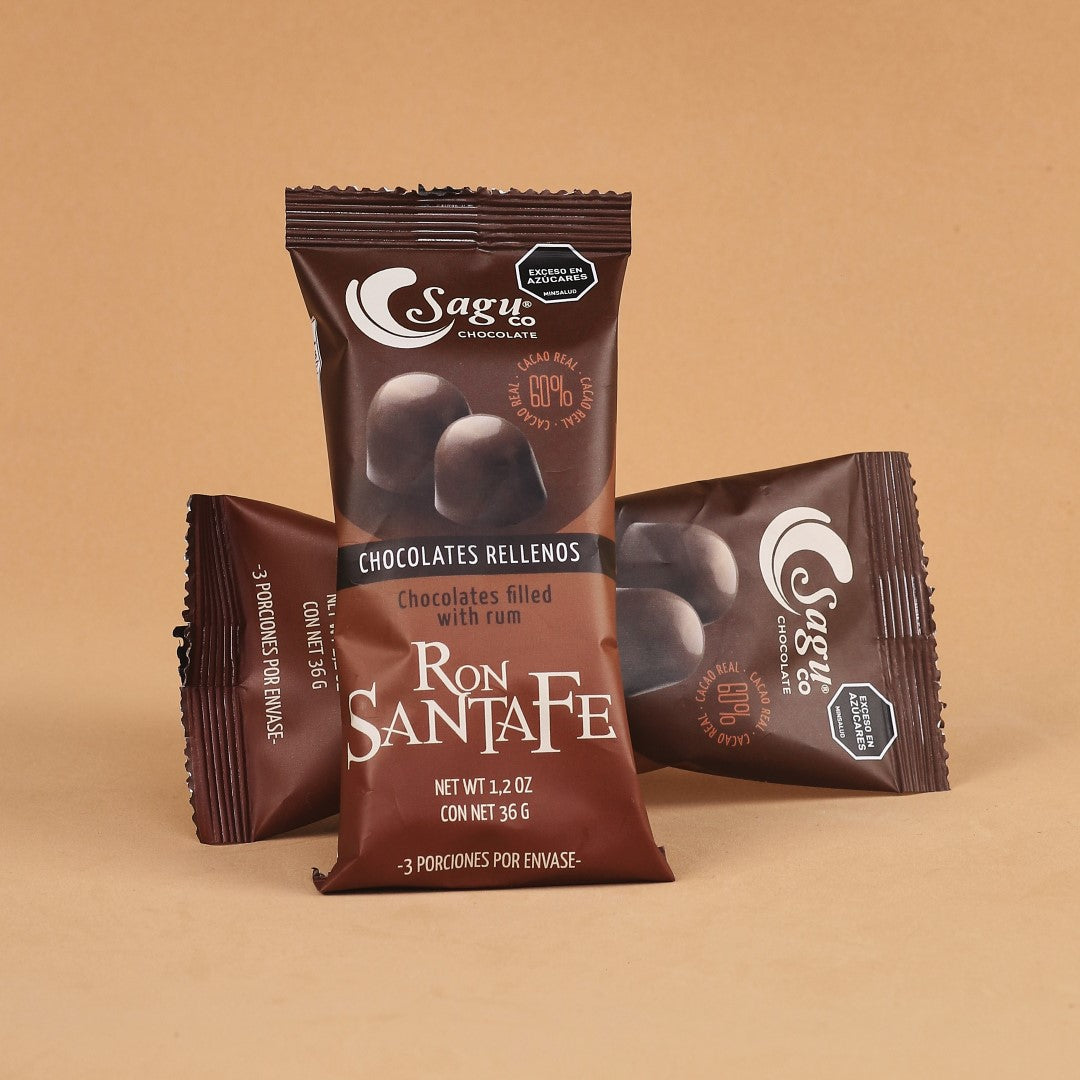 Bombones de Ron Santa Fé 120g
