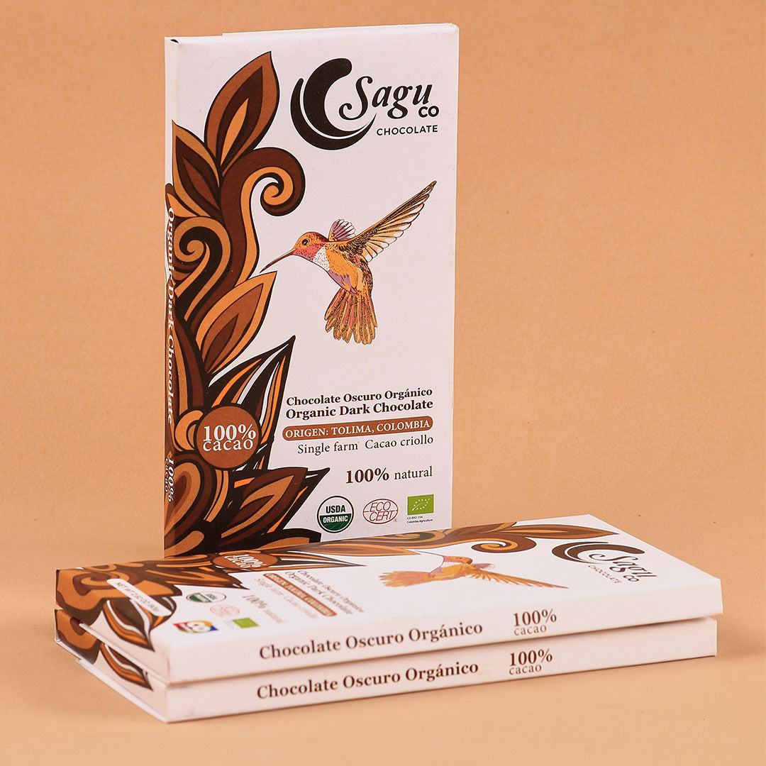 Chocolate Premium 100% de Cacao Criollo 80g