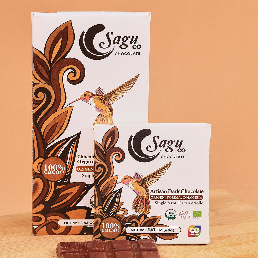 Chocolate Premium 100% de Cacao Criollo 80g