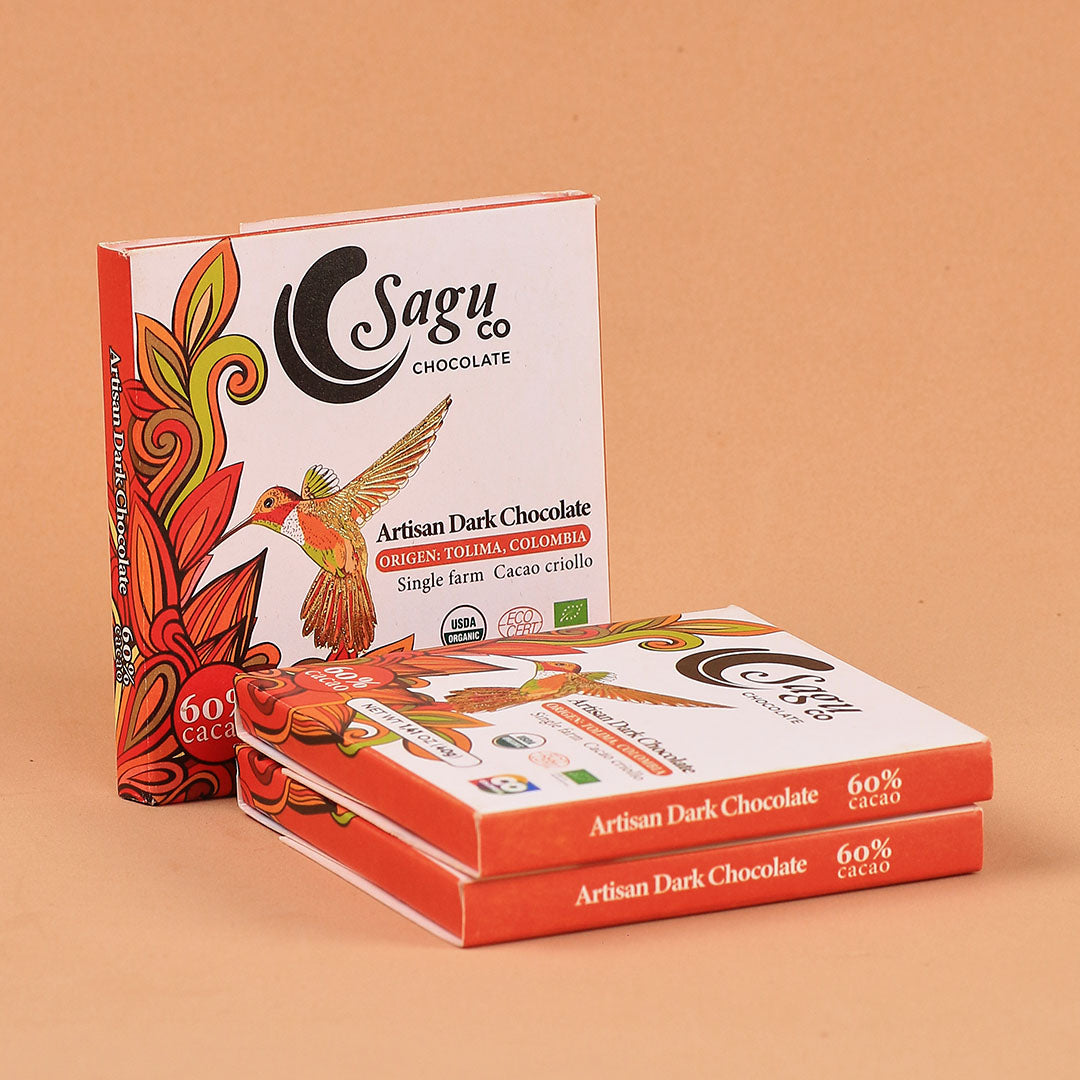 Chocolate Premium 60% de Cacao Criollo 40g