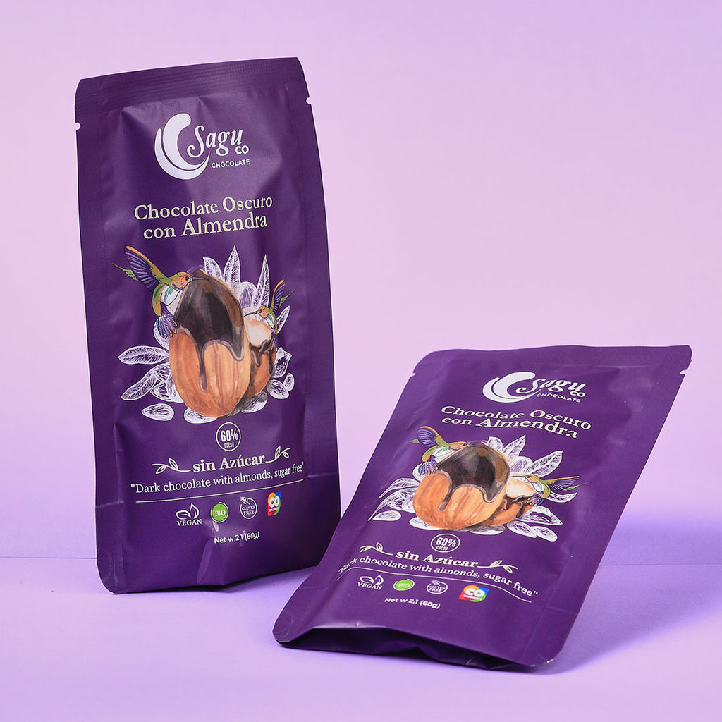 Chocolate 60% Sugar Free con almendra