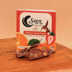 Chocolate Premium 60% de cacao con fresa y naranja 40g
