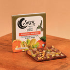 Chocolate Premium 60% de cacao con naranja y pistacho 40g
