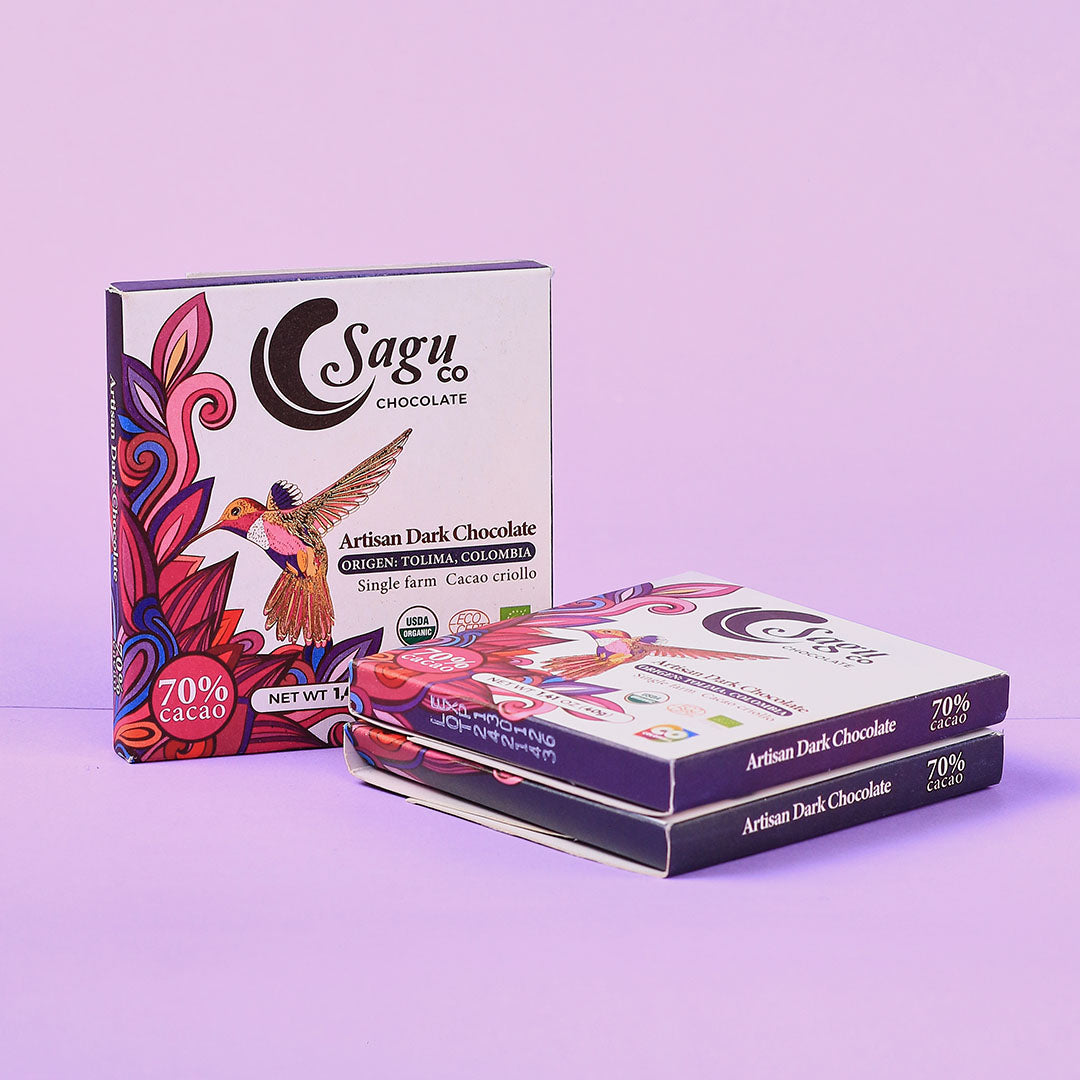Chocolate Premium 70% de Cacao Criollo 40g