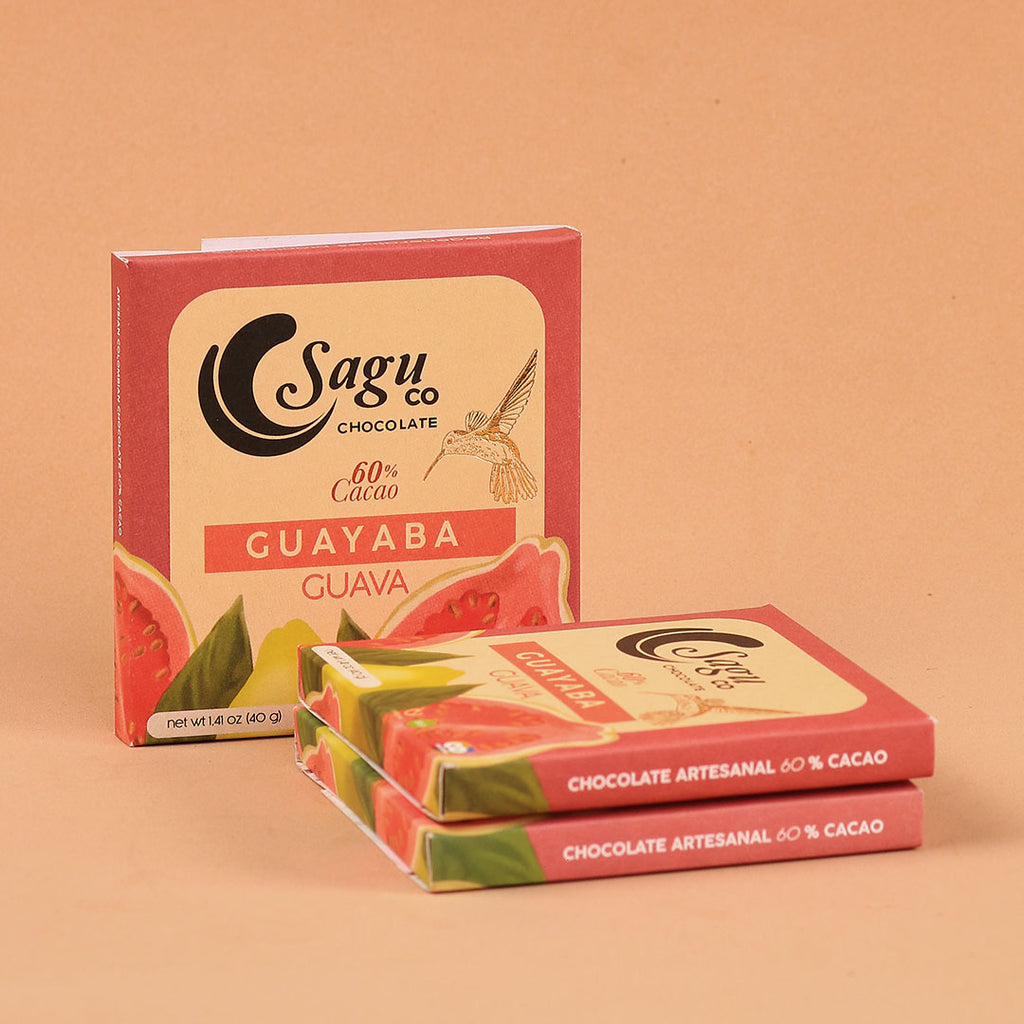 Chocolate Premium 60% de cacao con guayaba (Bocadillo) 40g