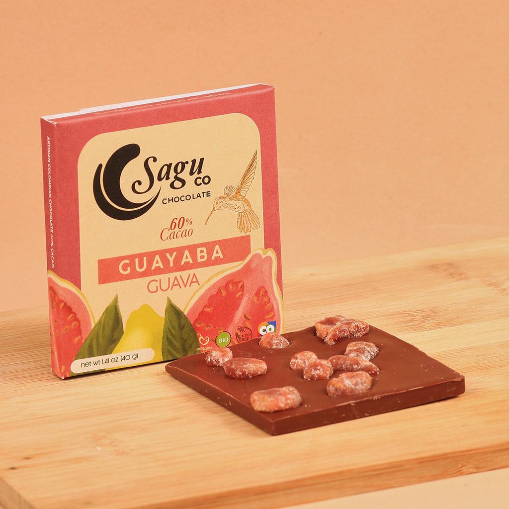 Chocolate Premium 60% de cacao con guayaba (Bocadillo) 40g