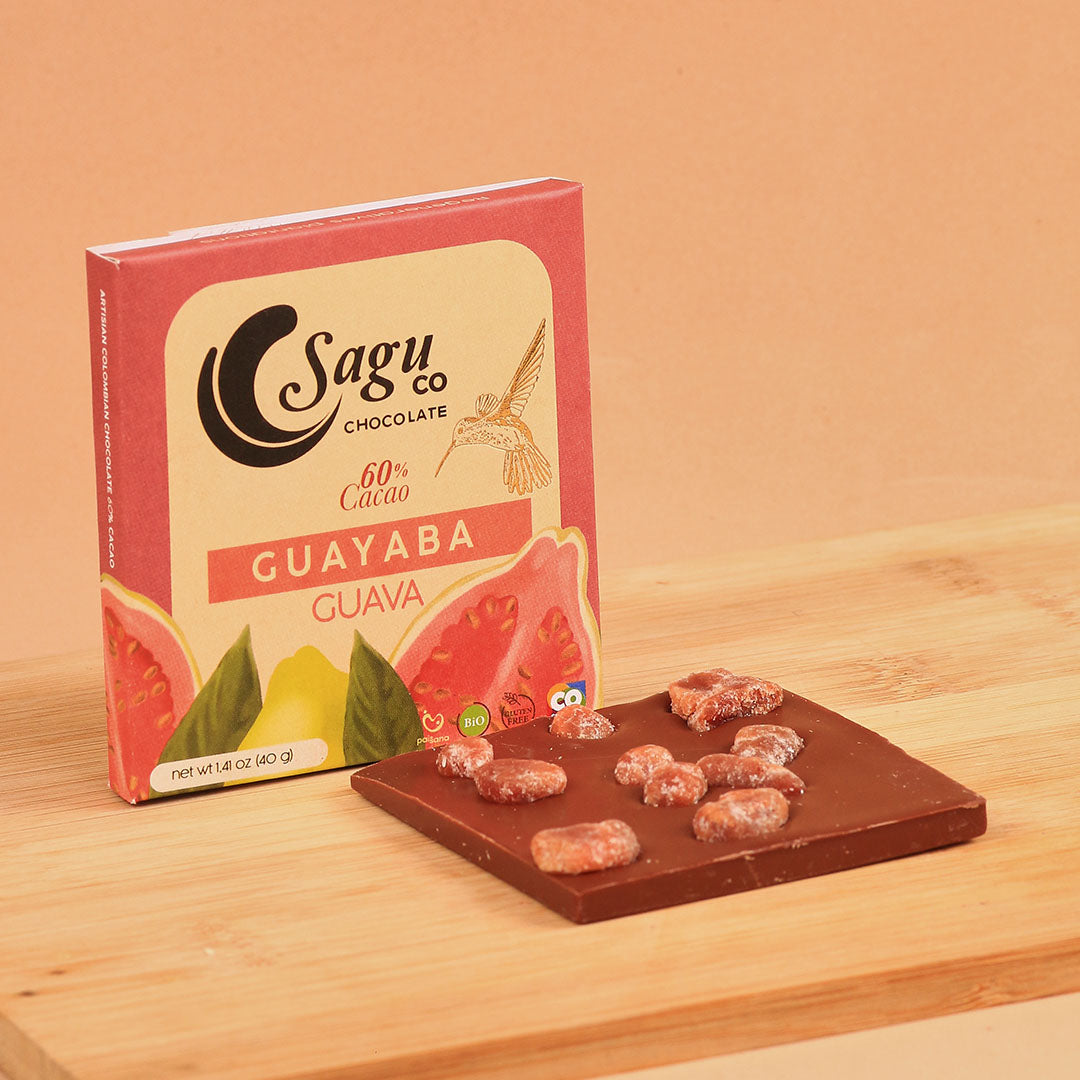 Chocolate Premium 60% de cacao con guayaba (Bocadillo) 40g