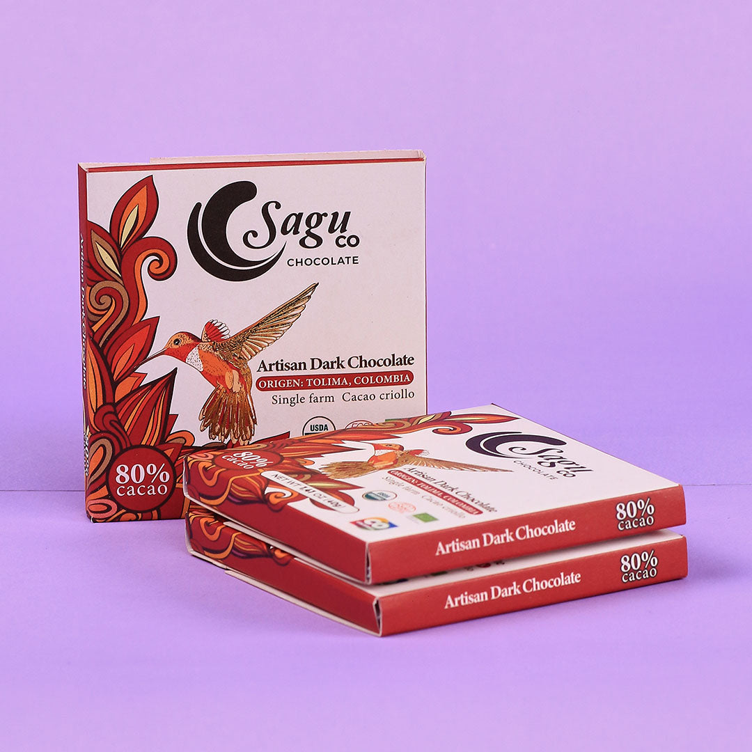 Chocolate Premium 80% de Cacao Criollo 40g