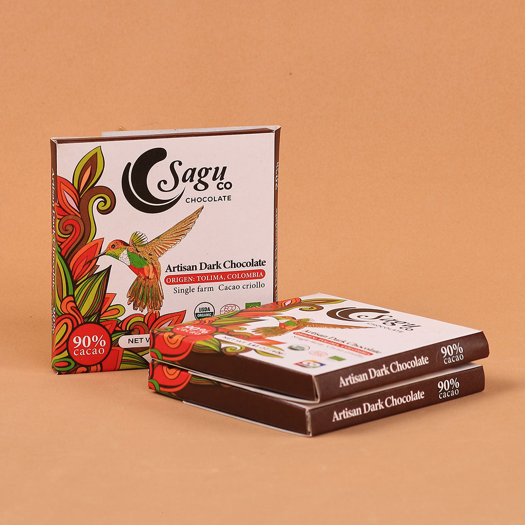 Chocolate Premium 90% de cacao 40g