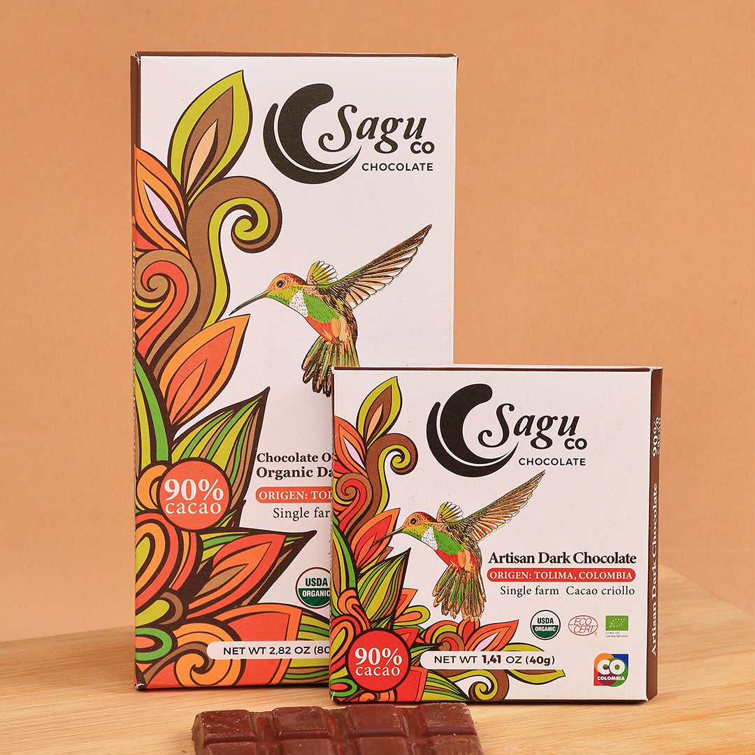 Chocolate Premium 90% de cacao 80g