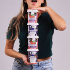 Chocolates congelados Cookies & Cream con Zarzamora Sin azúcar Sugar free 150g x 3 uni