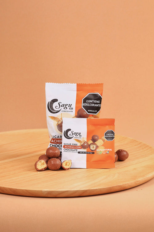 Achiras cubiertas de chocolate Sin azúcar Sugar free 45g