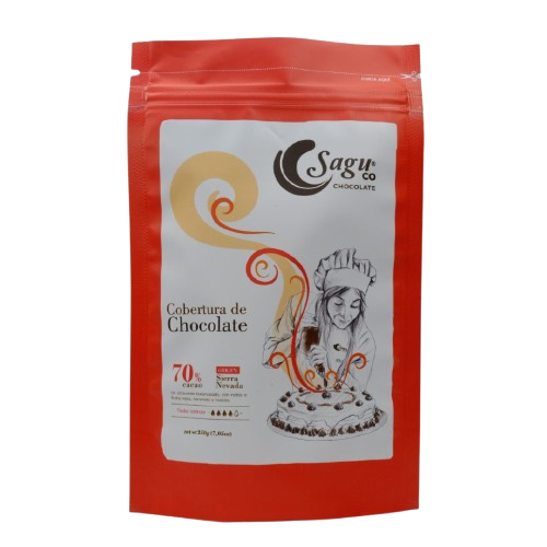 Cobertura 70% cacao – chocolate real