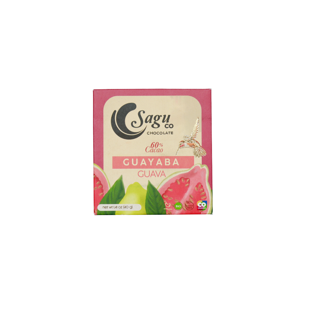 Chocolate Premium 60% de cacao con guayaba (Bocadillo) 40g