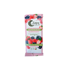 Barra de chocolate blanco con frutos rojos 50g
