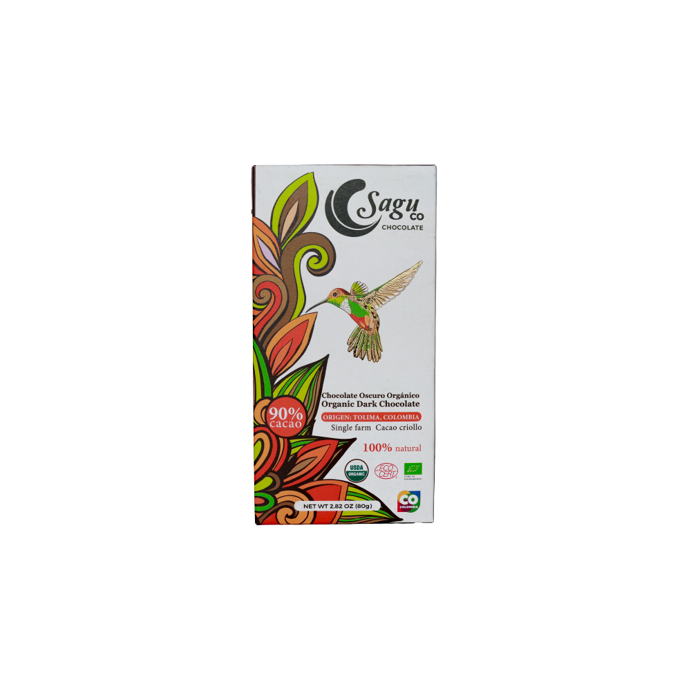 Chocolate Premium 90% de cacao 80g