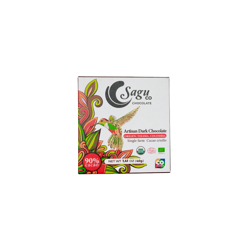 Chocolate Premium 90% de cacao 40g