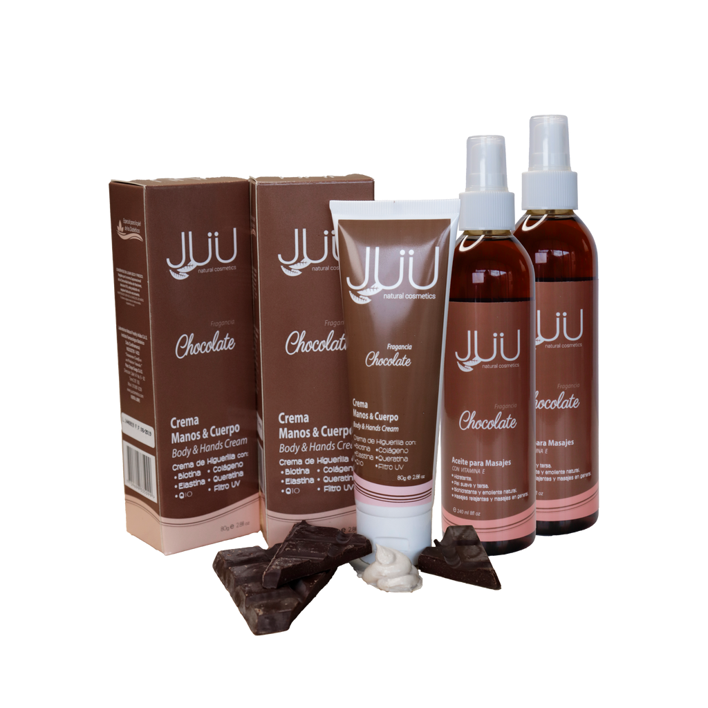 Tu Ritual de Cuidado con Aroma a Chocolate crema y aceite
