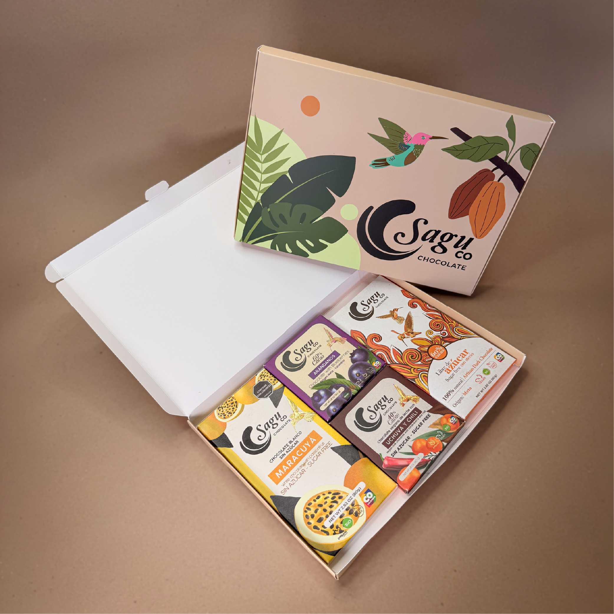 Caja de Regalo 6 Chocolates de 40g – ¡El Regalo Perfecto para Sorprender!